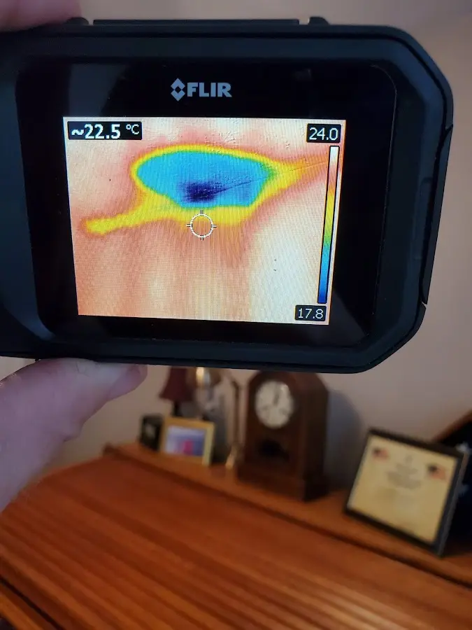 Thermal imaging inspection for water damage in Riverside